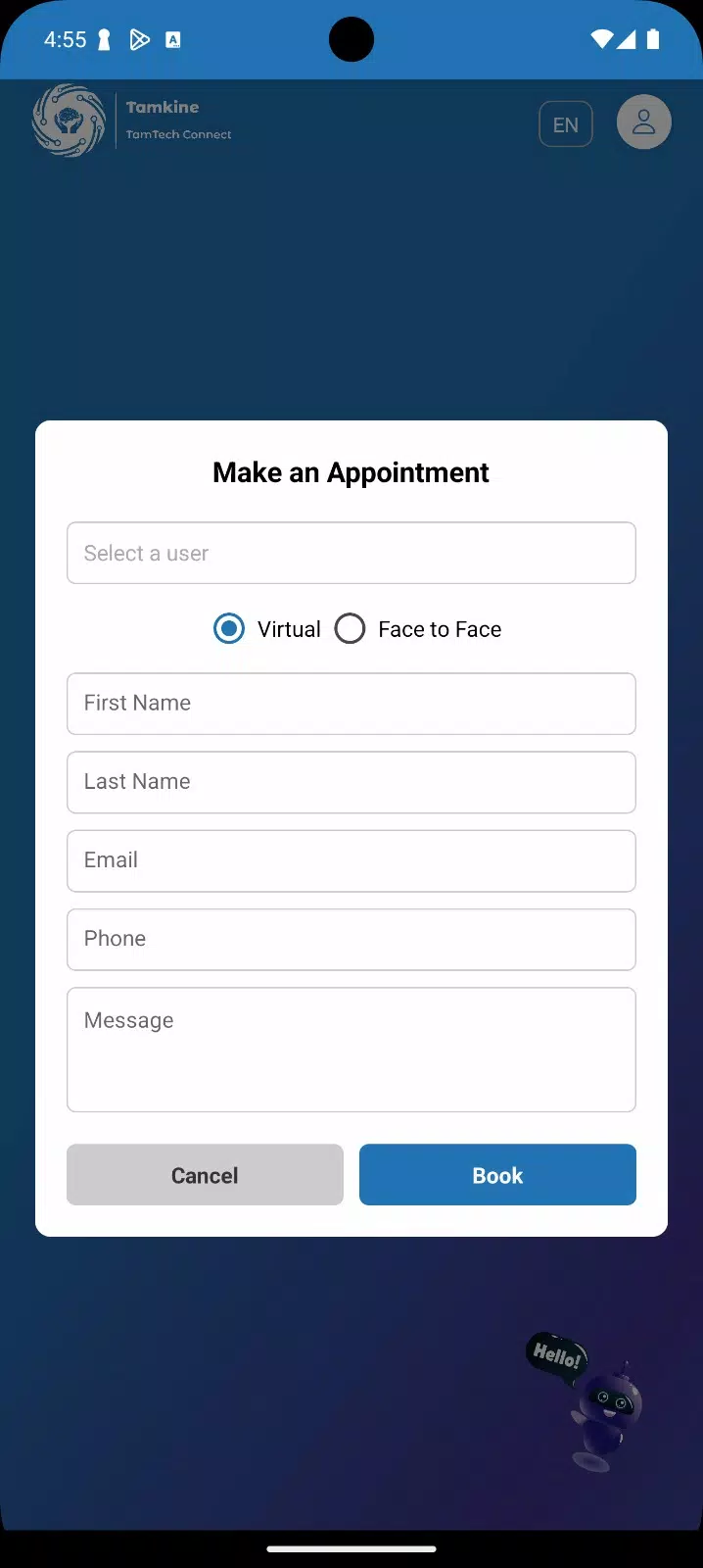 Tamkine TamTech Connect Screenshot1