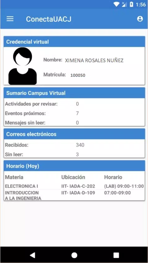 ConectaUACJ Screenshot1