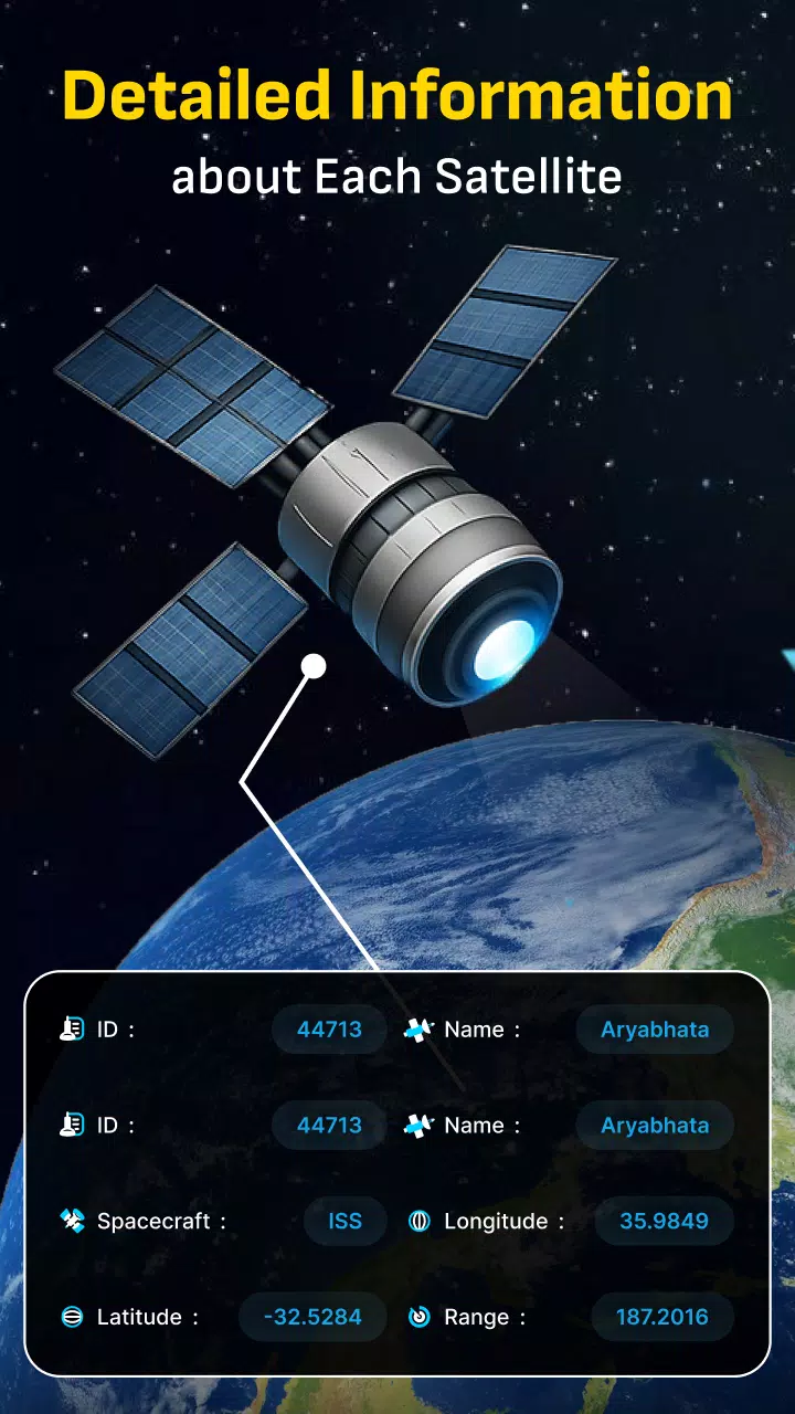 Satellite Tracker 3D Screenshot1