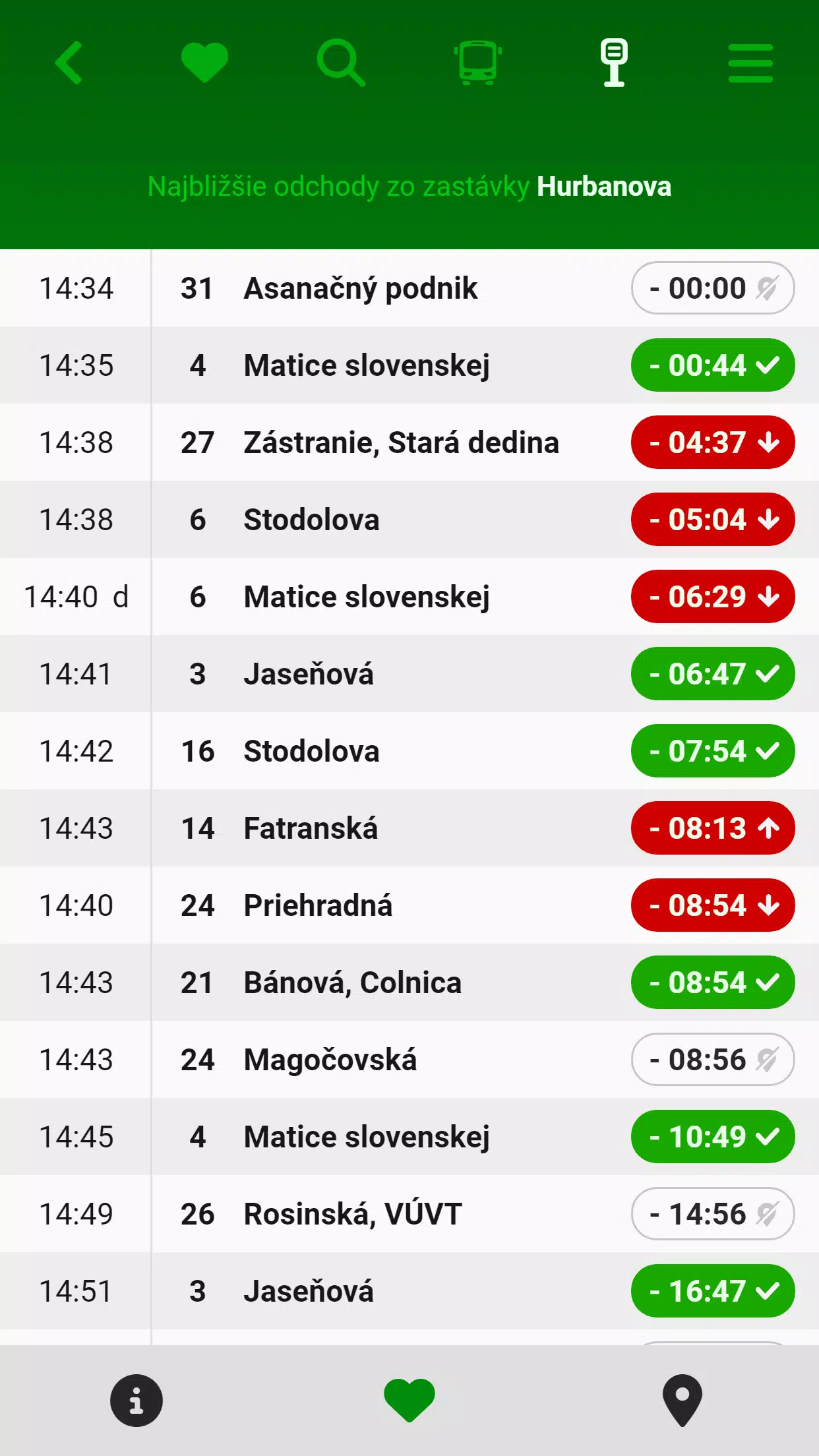 MHD Žilina Screenshot5