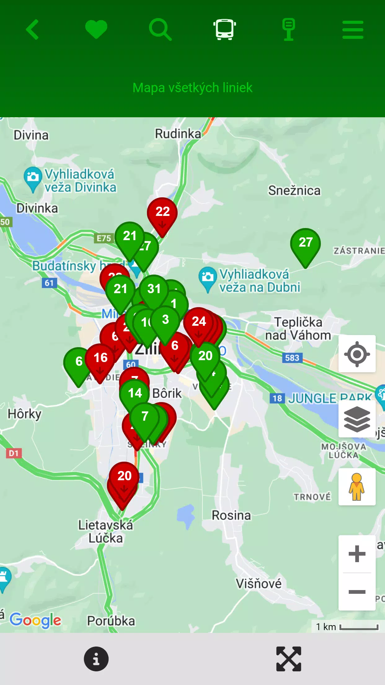 MHD Žilina Screenshot6