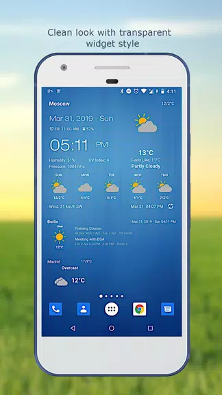 Weather & Clock Widget Screenshot3