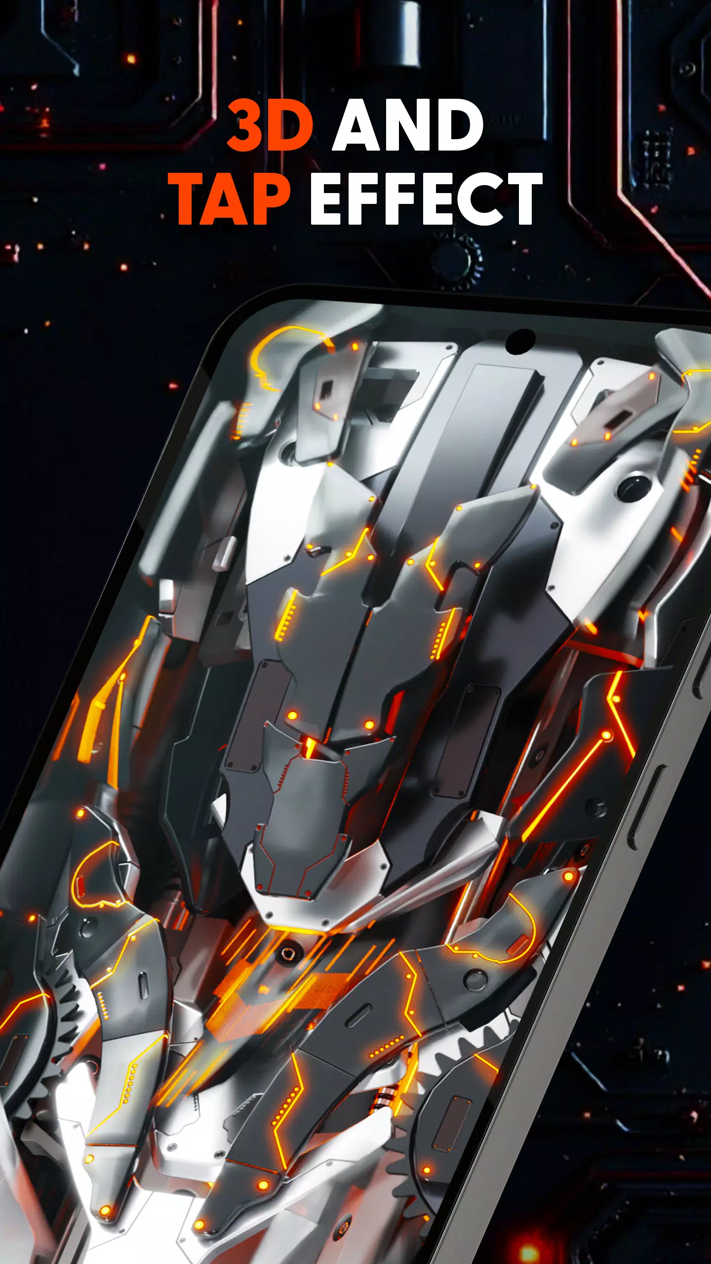 Futuristic 3D Tech Wallpaper Screenshot2