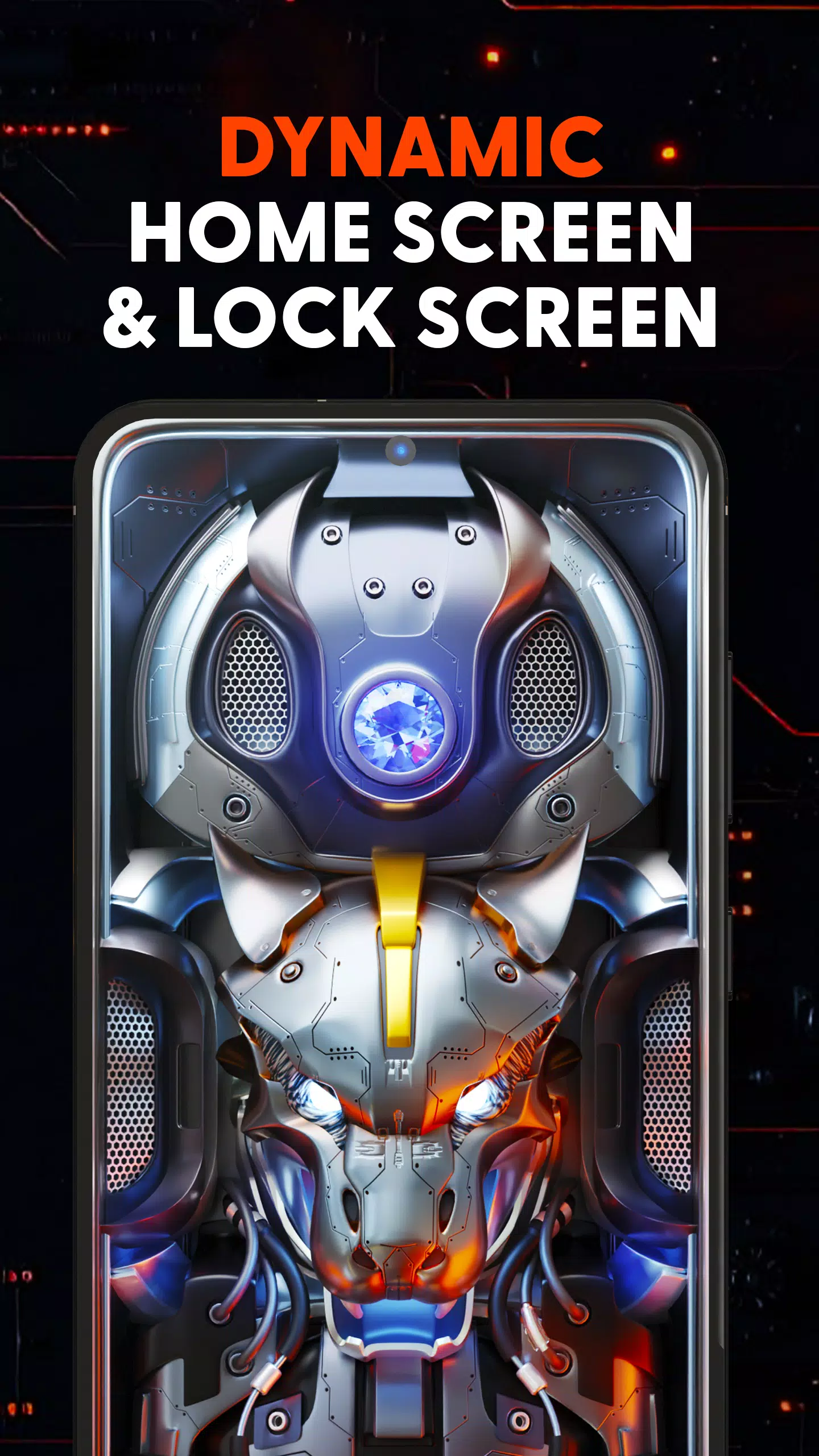 Futuristic 3D Tech Wallpaper Screenshot6