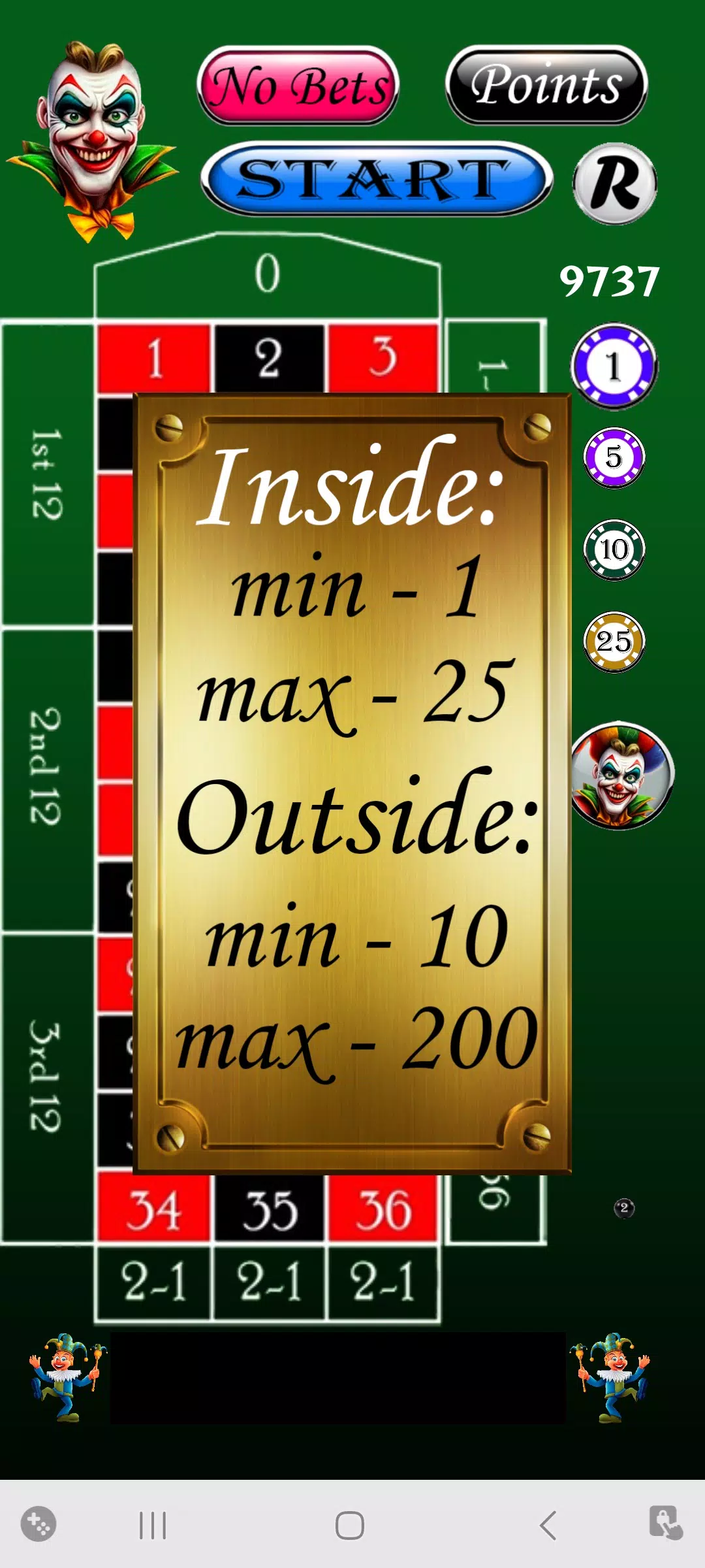 JokerRoulette Screenshot1