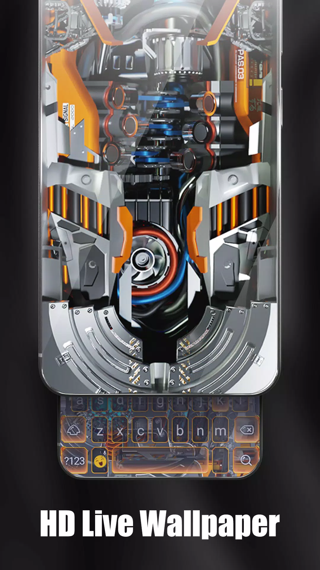 Futuristic 3D Tech Wallpaper Screenshot7