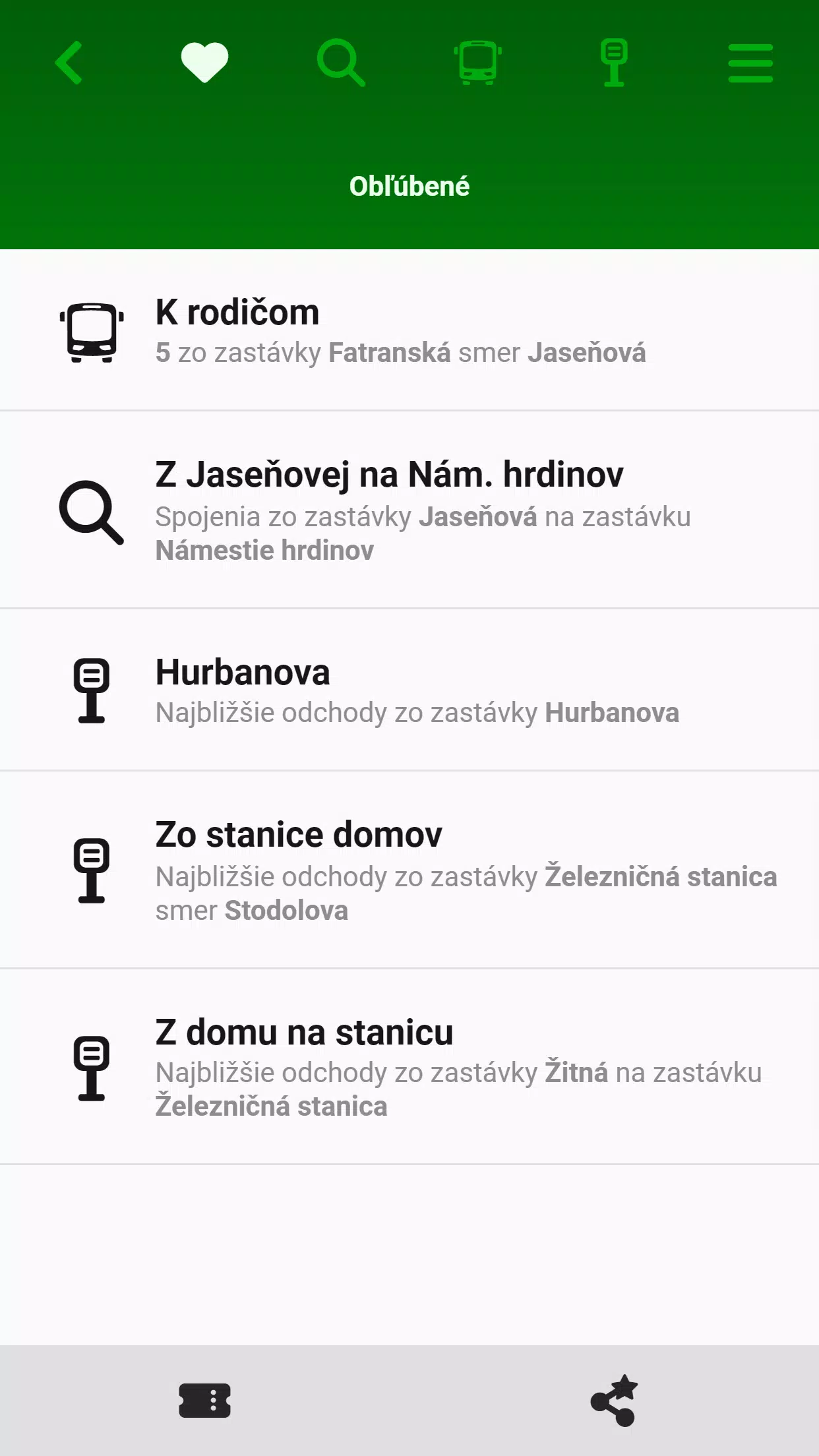 MHD Žilina Screenshot1