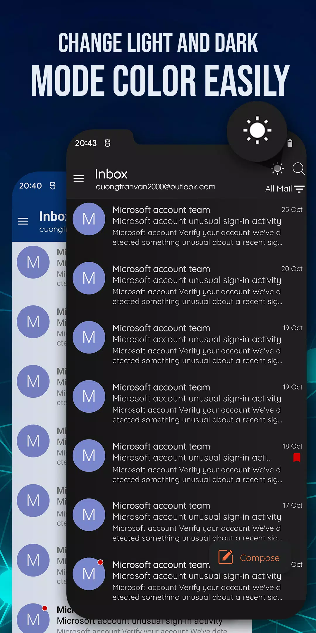 E-Mail for Outlook & Hotmail Screenshot2