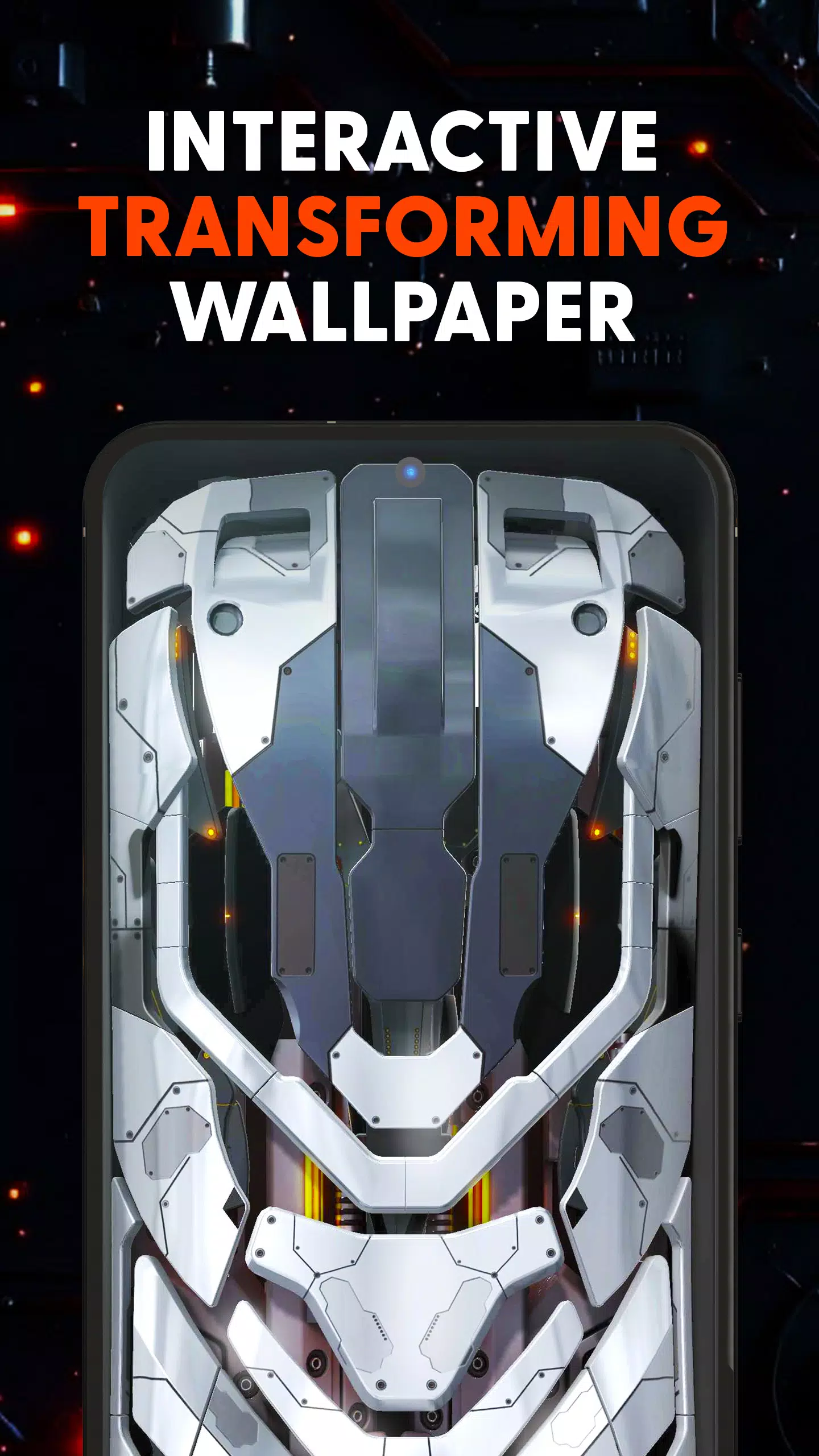 Futuristic 3D Tech Wallpaper Screenshot1