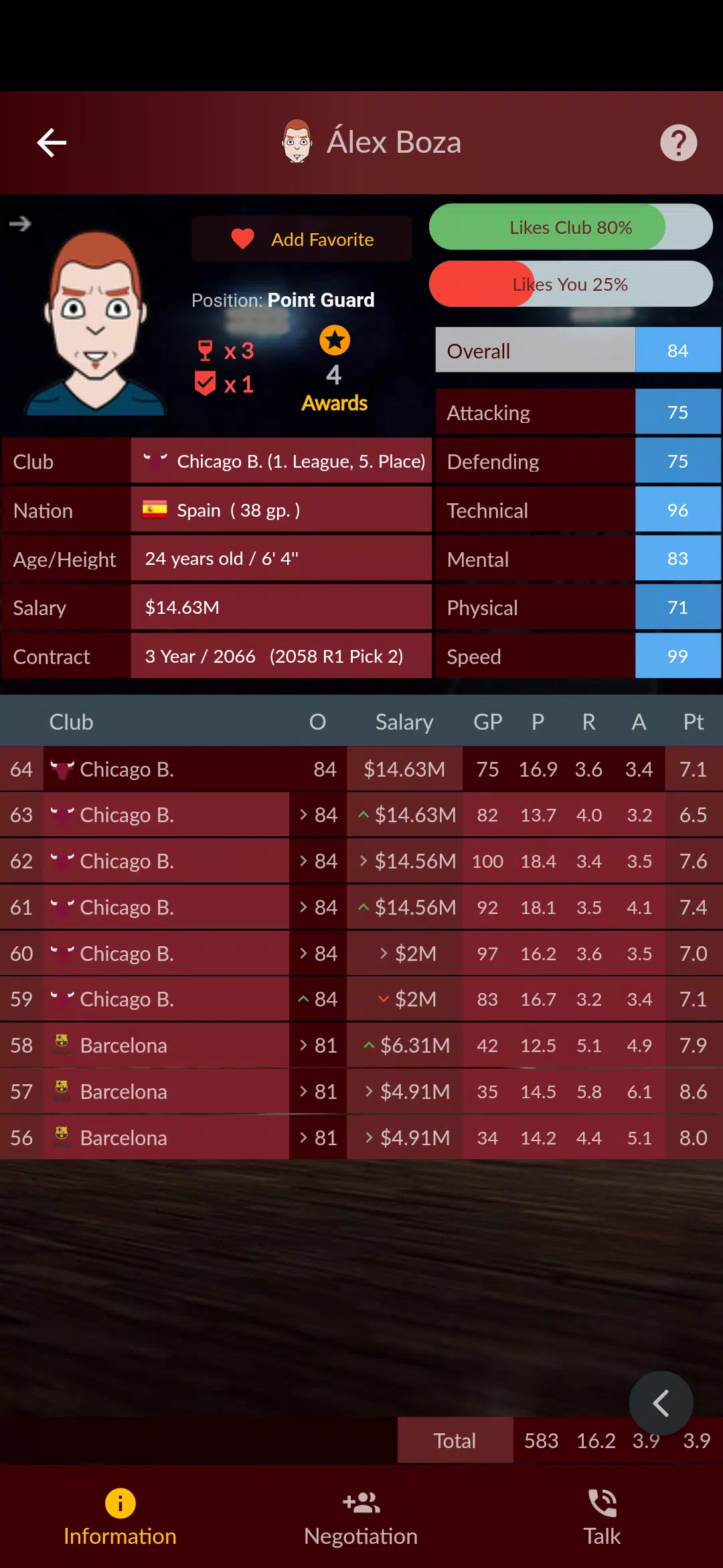 Basketball Agent Screenshot2