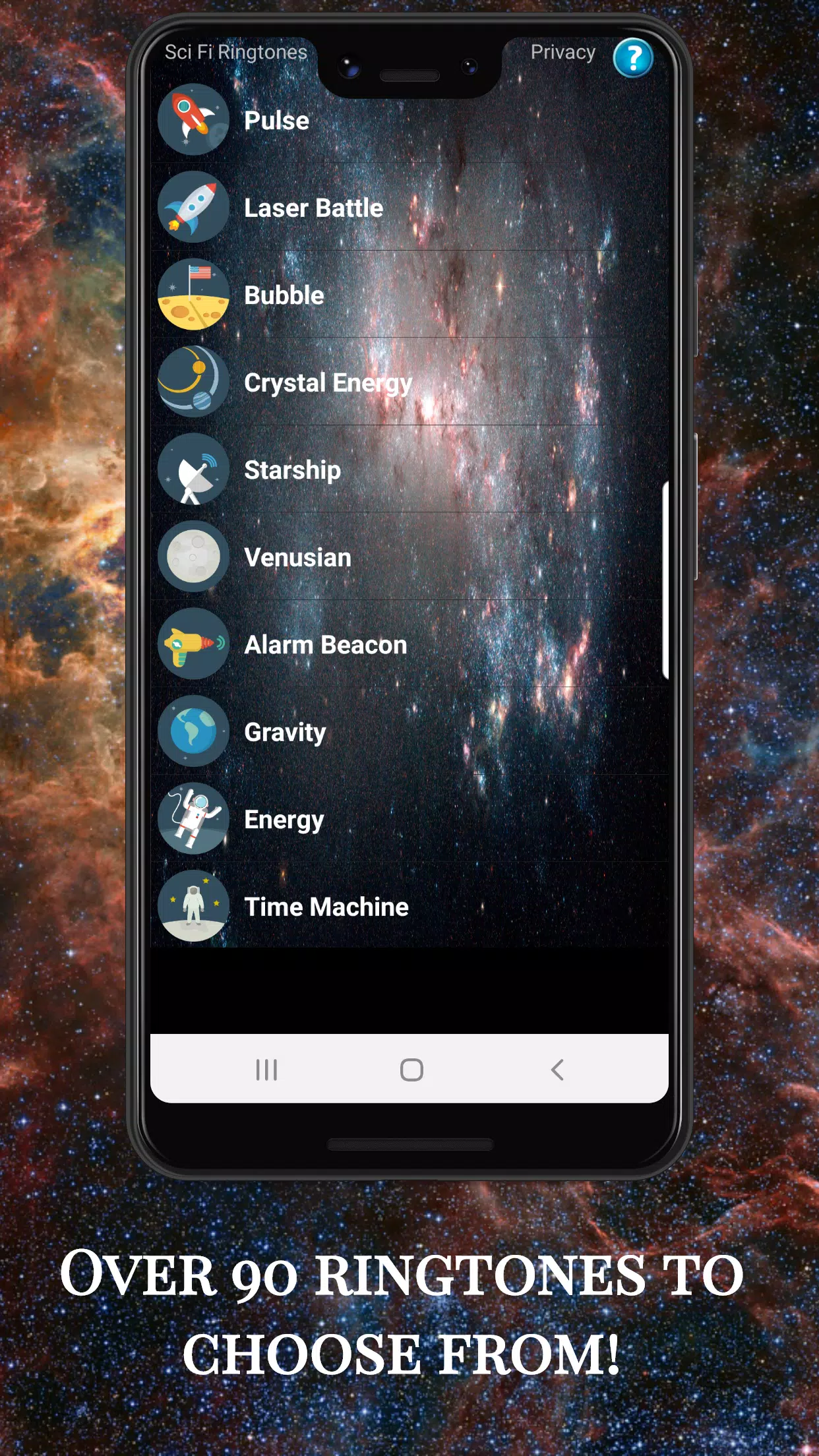 Sci Fi Ringtones Screenshot5