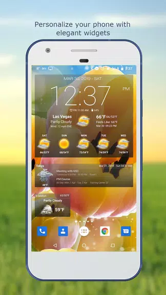 Weather & Clock Widget Screenshot1