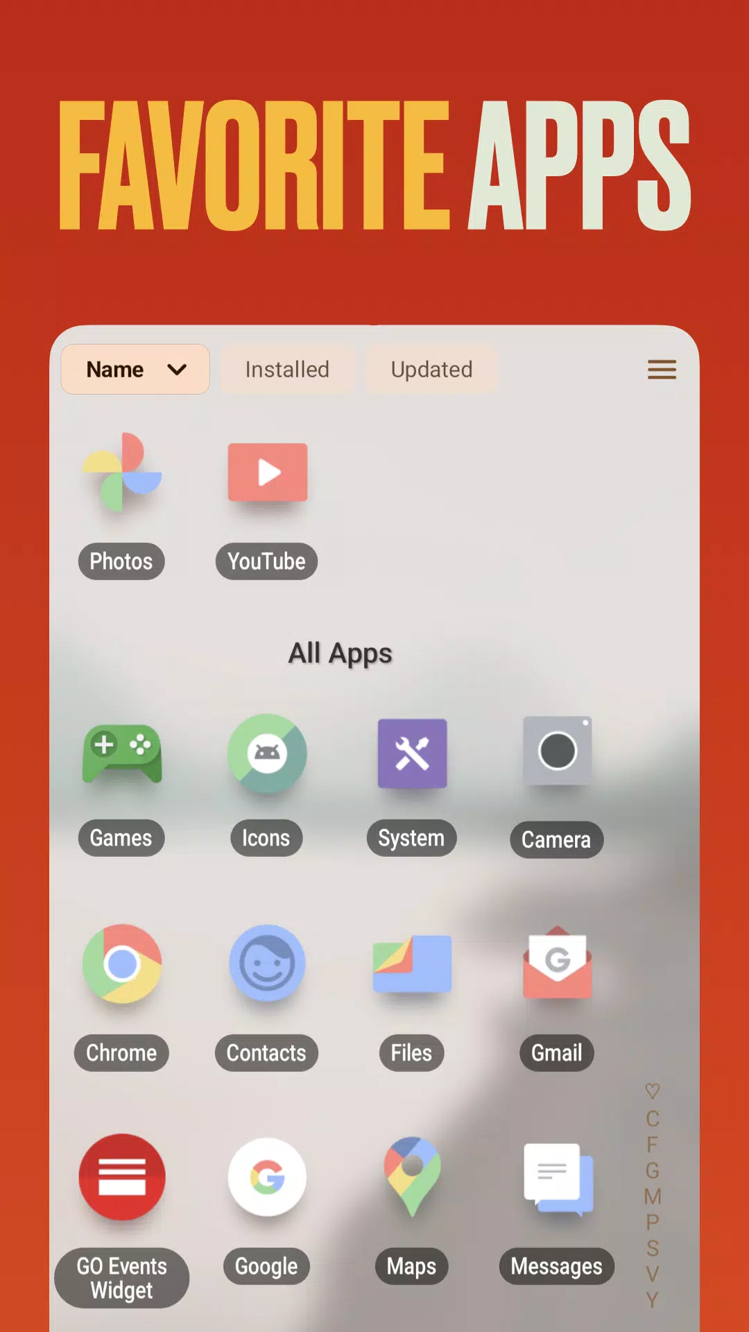 Octopi Launcher Screenshot1