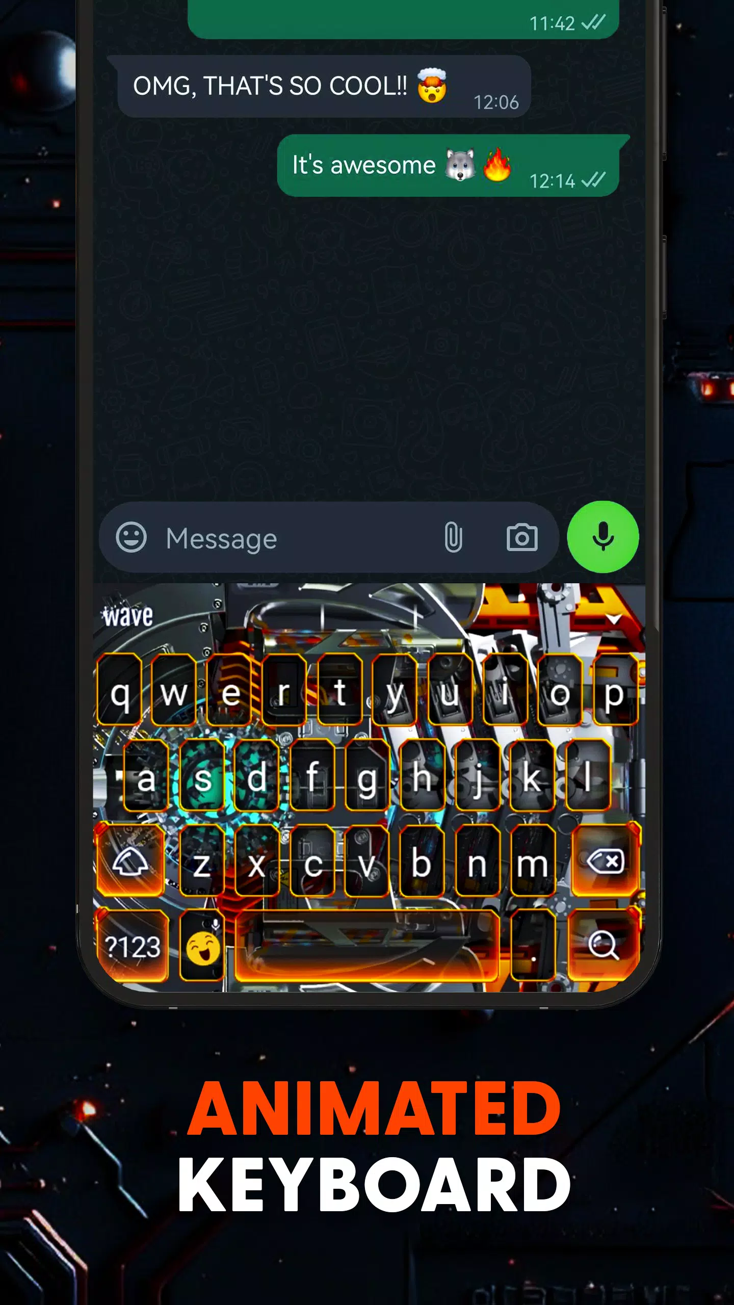 Futuristic 3D Tech Wallpaper Screenshot3