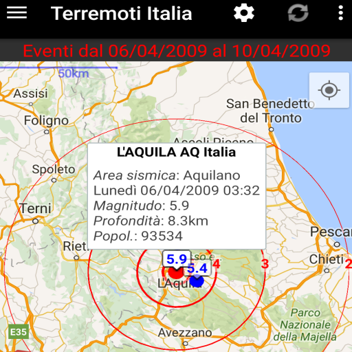 Terremoti Italia APK