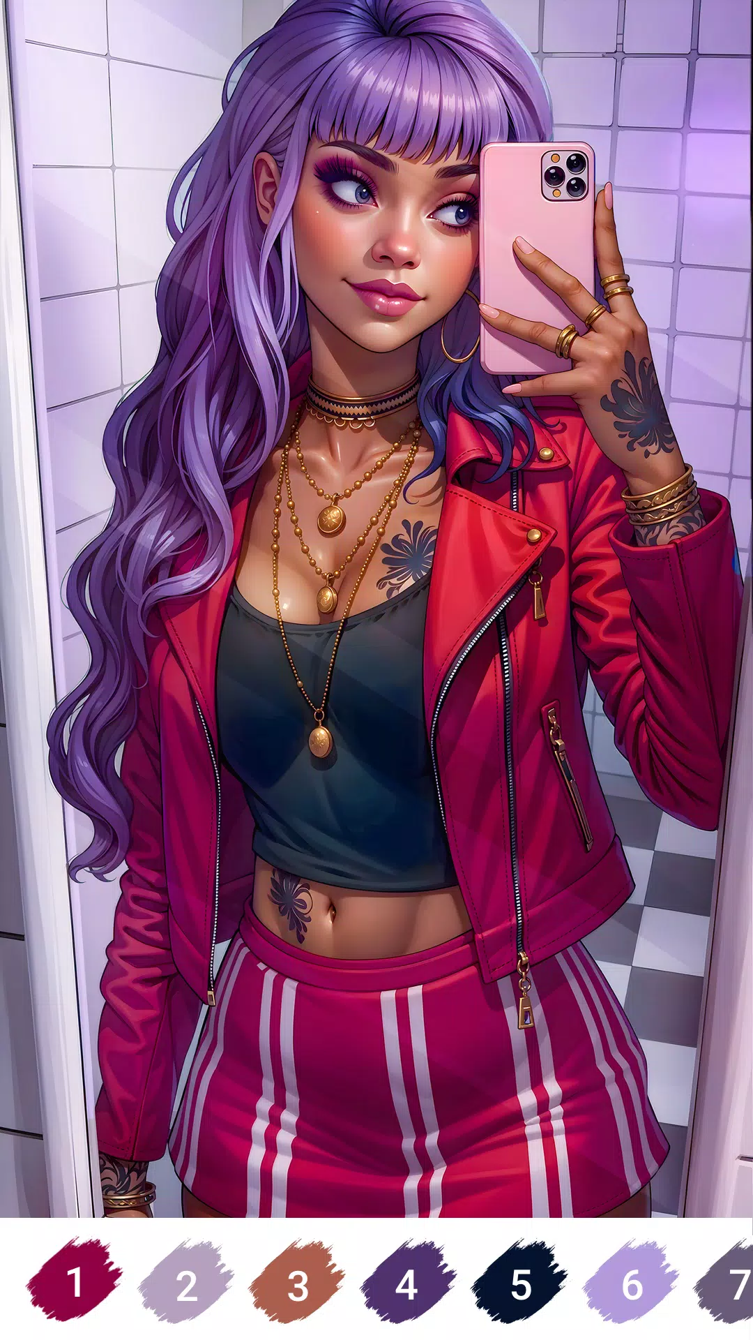 Melanin Poppin Color by Number Screenshot2