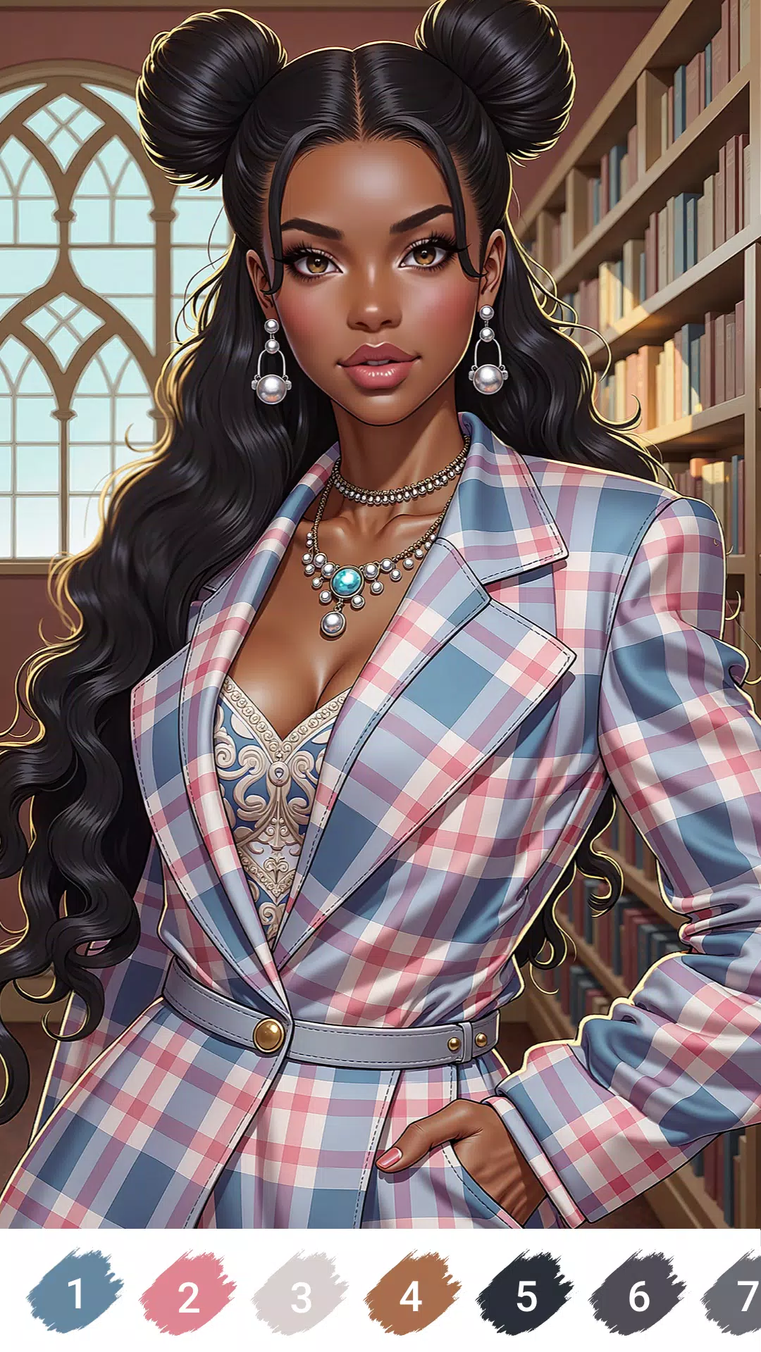 Melanin Poppin Color by Number Screenshot7