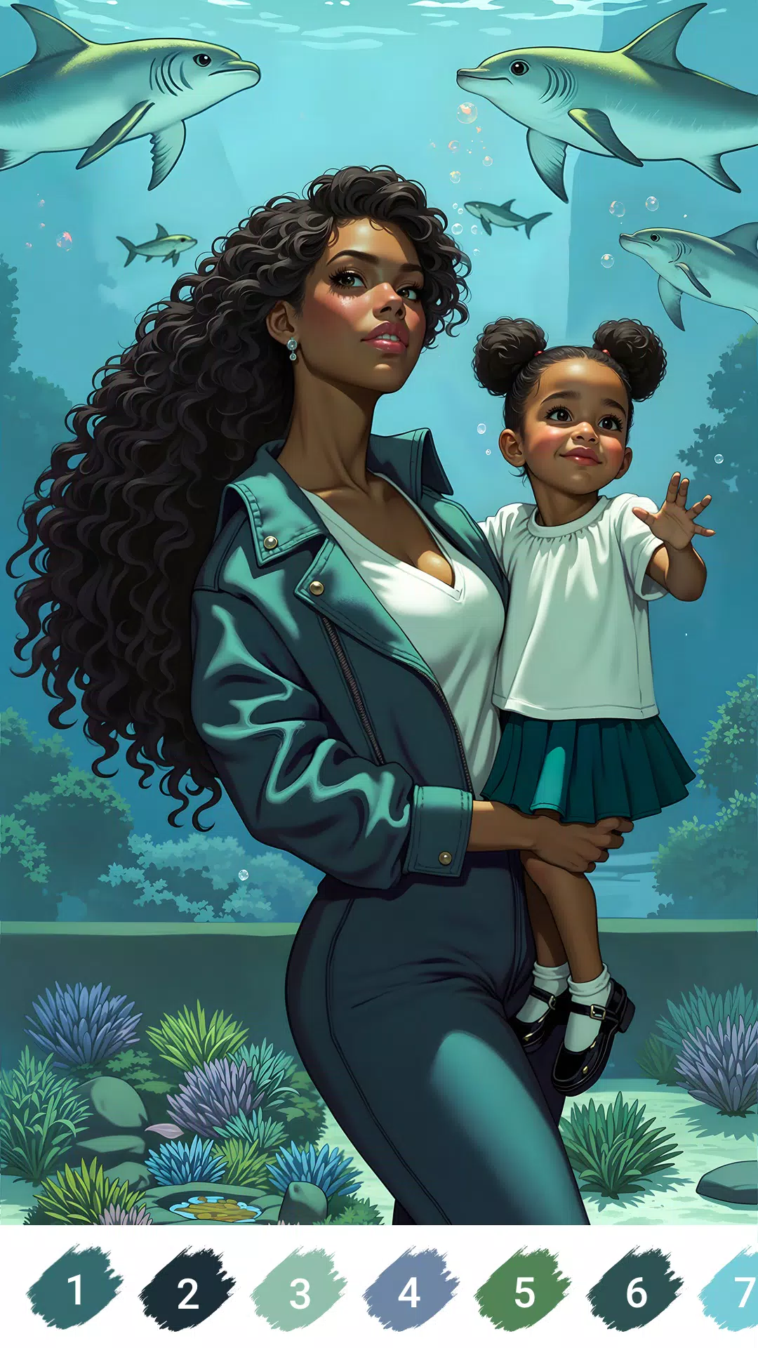 Melanin Poppin Color by Number Screenshot8