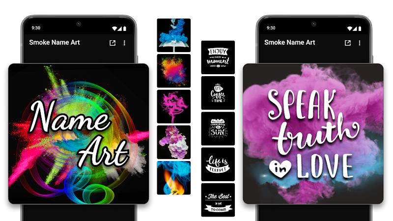 Smoke Name Art Maker Screenshot1