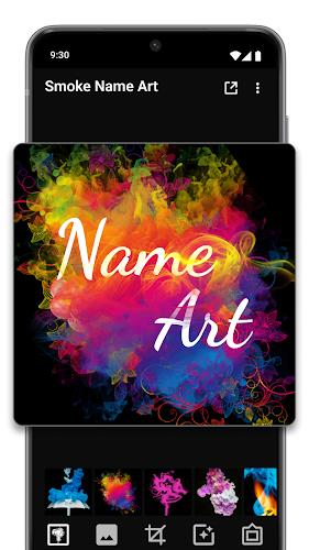 Smoke Name Art Maker Screenshot4