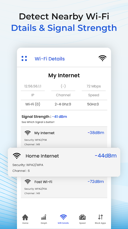 WIFI Analyzer App Screenshot4