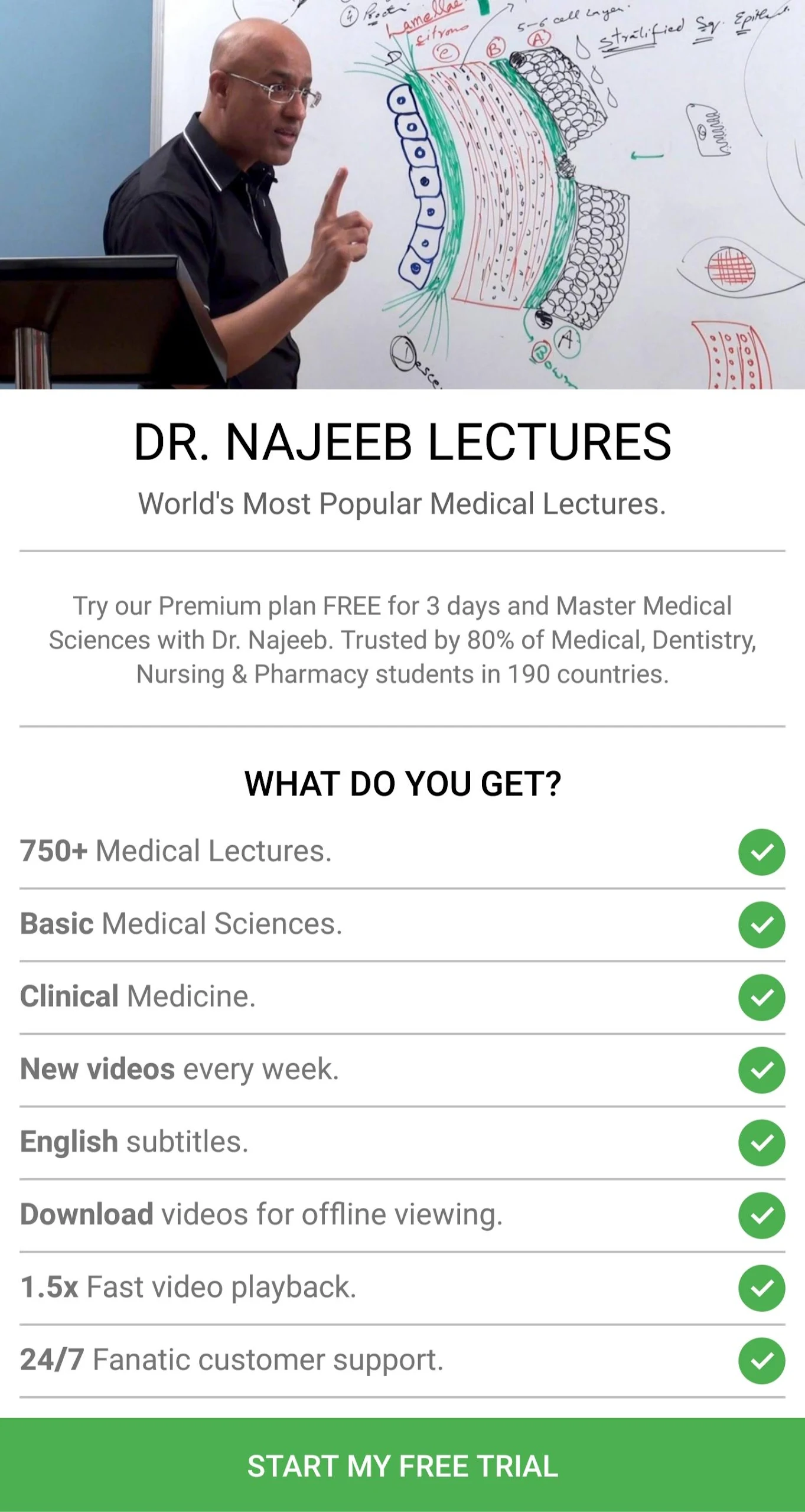 Dr. Najeeb Lectures Screenshot2