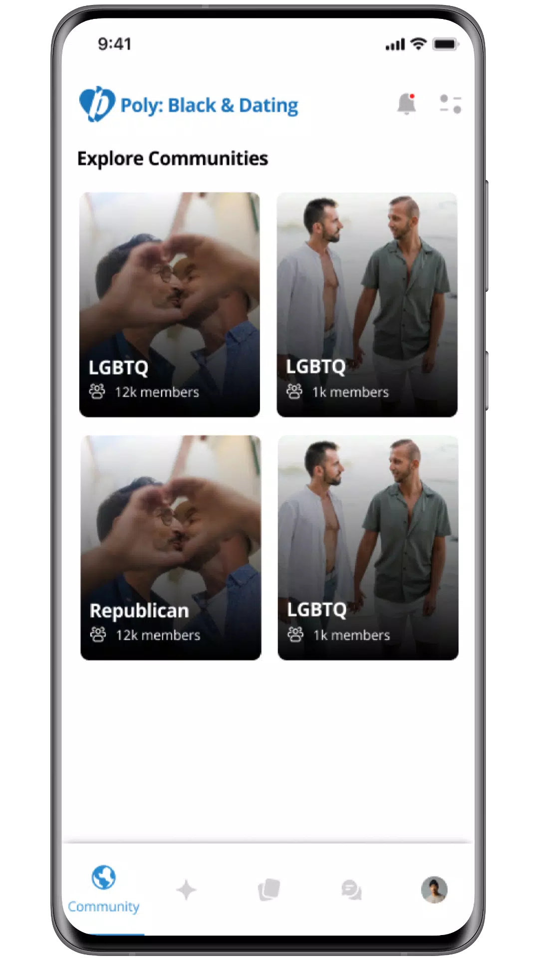 Poly: Black & Dating Screenshot4