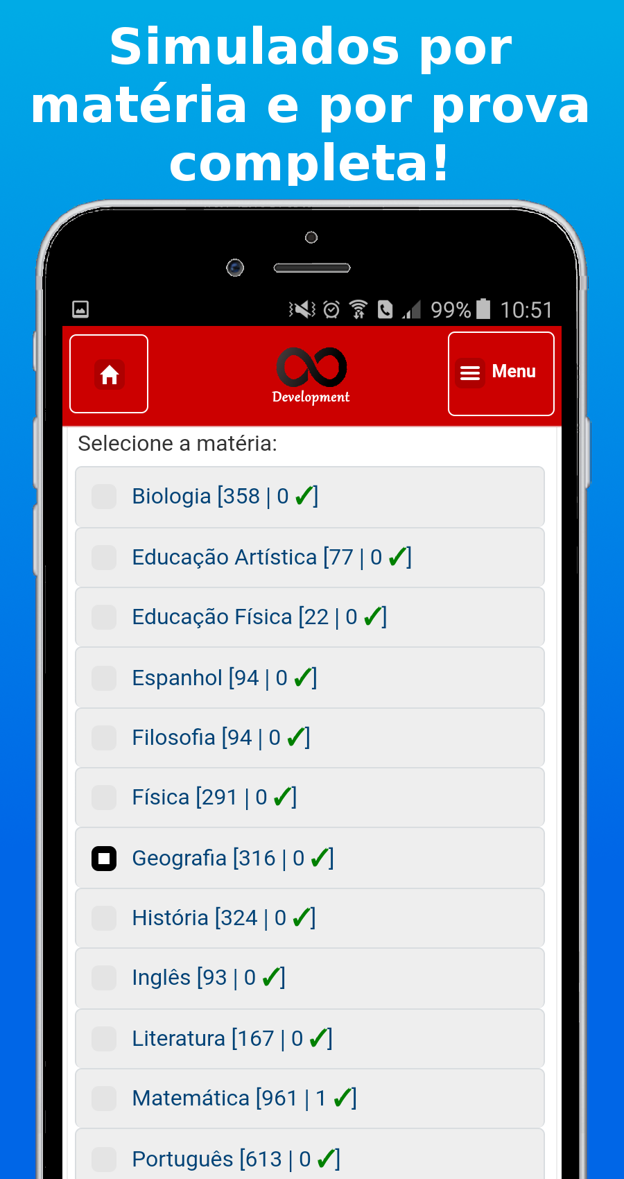 Prepara: Encceja Simulado 2025 Screenshot5
