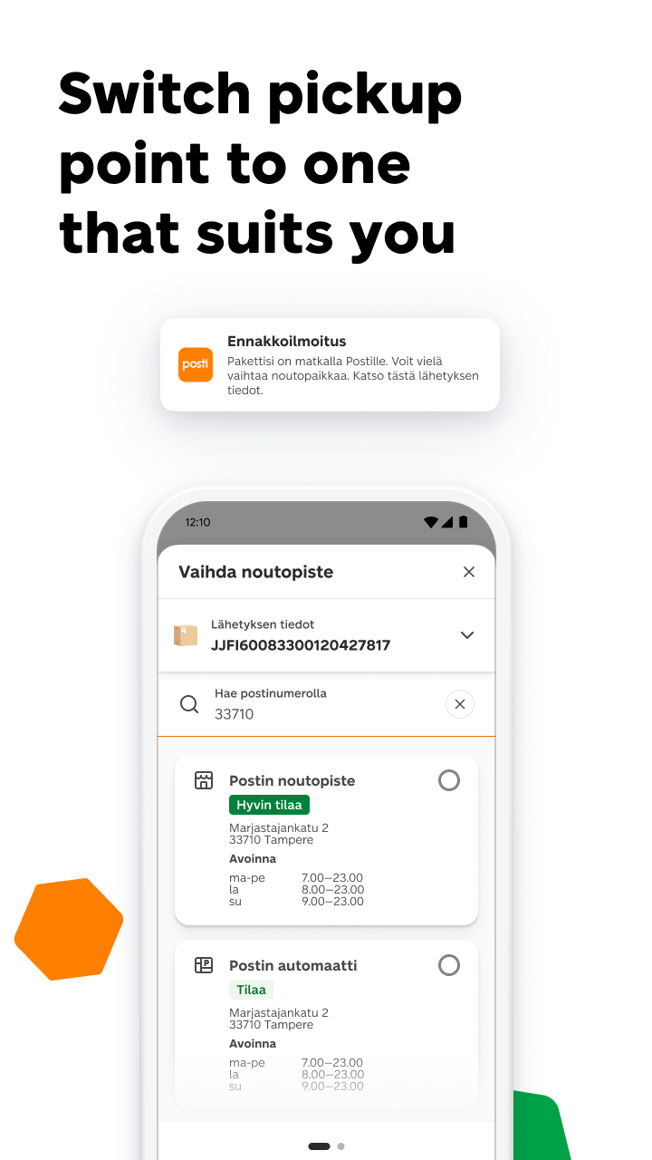 OmaPosti Screenshot4