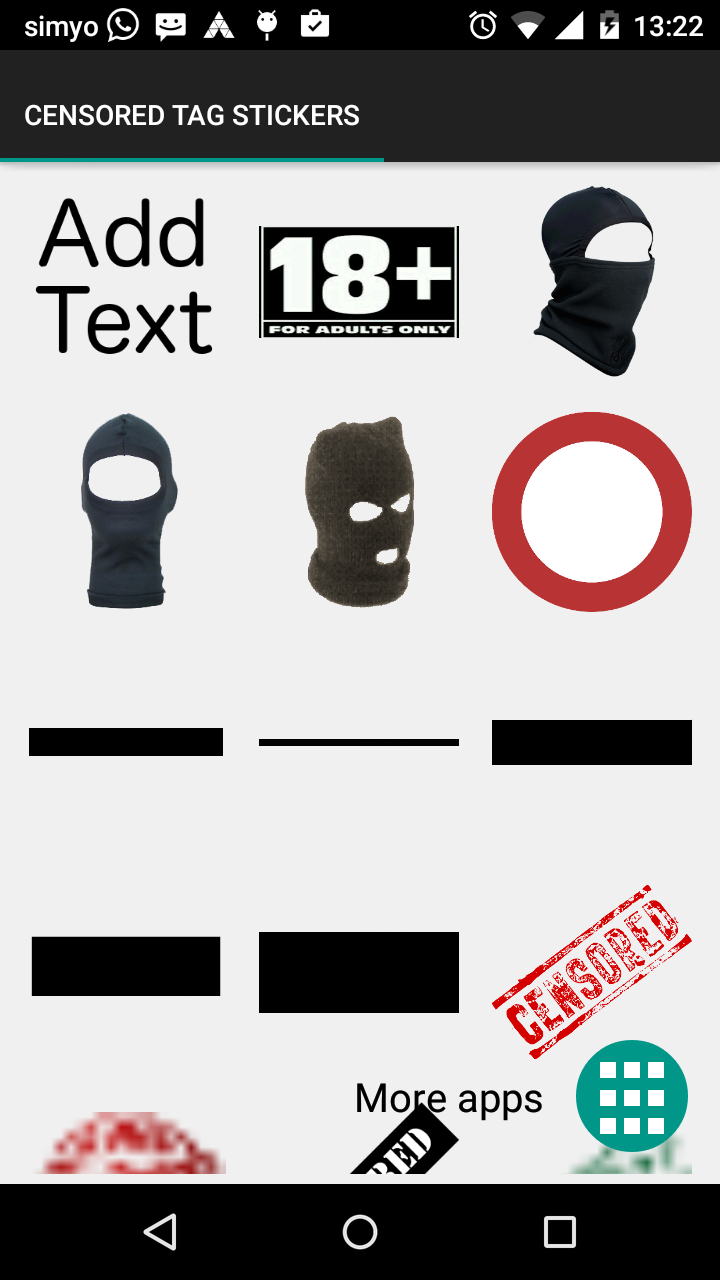 Censored tags stickers Screenshot2