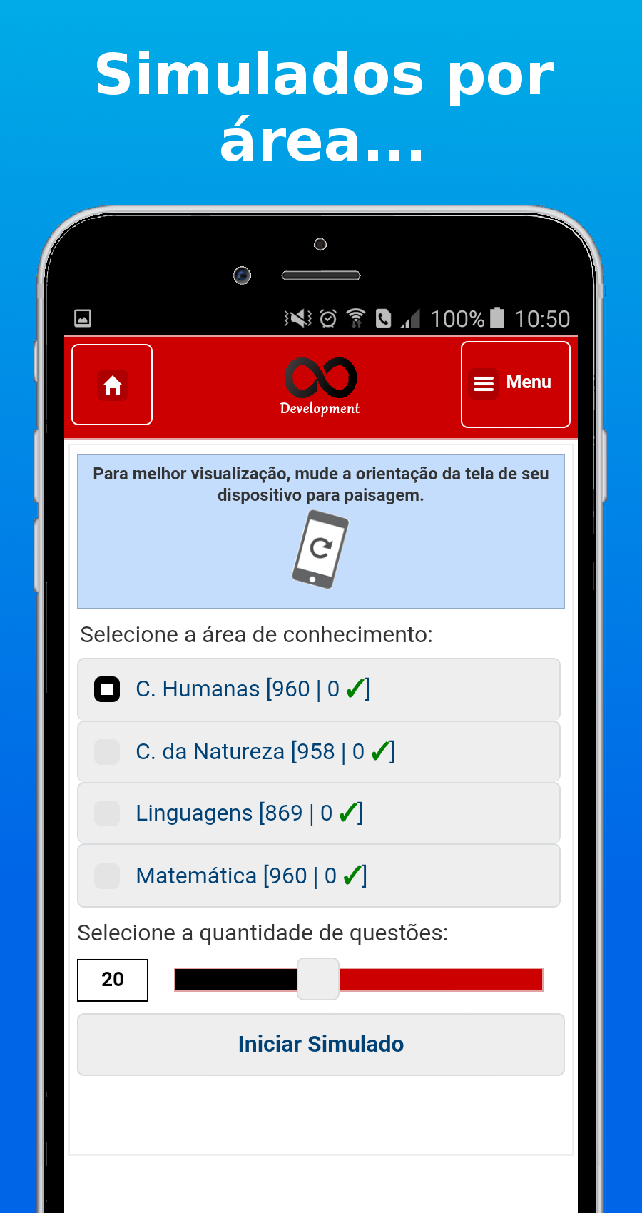 Prepara: Encceja Simulado 2025 Screenshot4