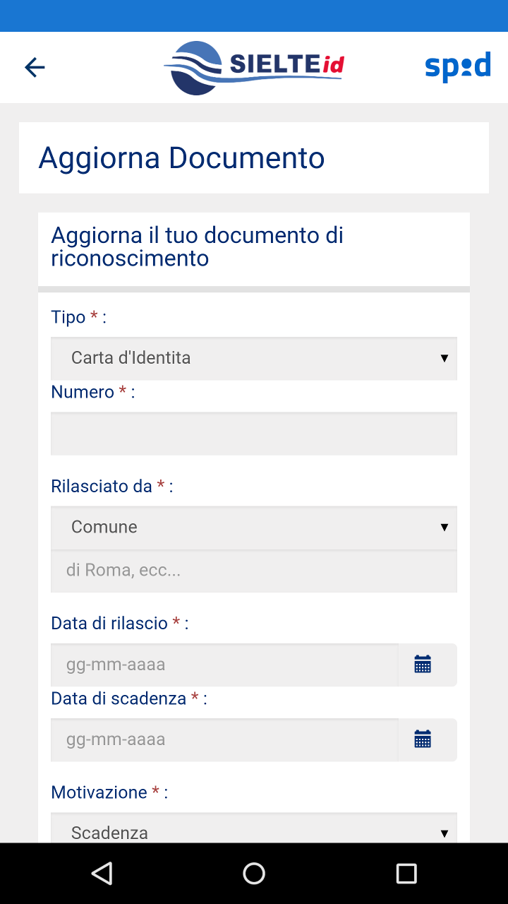 MySielteID Screenshot4