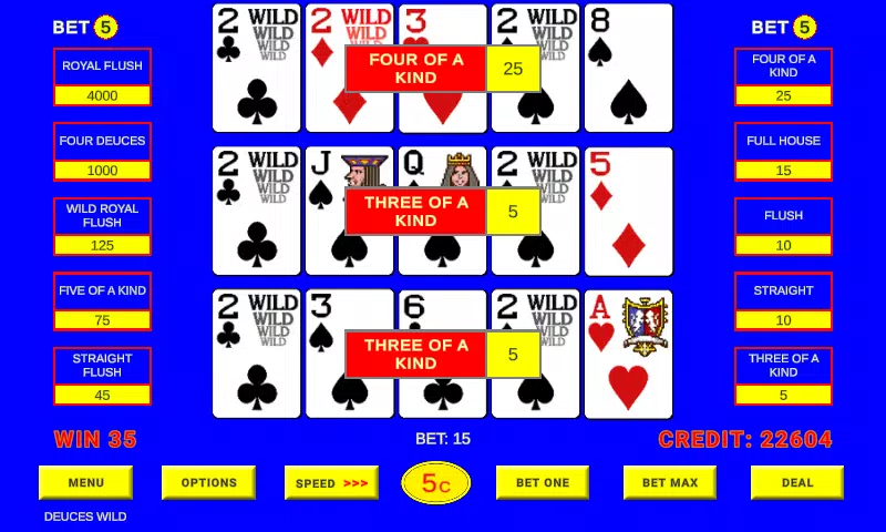 Video Poker Multi Hand Classic Screenshot2