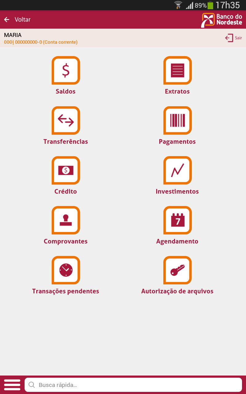 Banco do Nordeste Mobile Screenshot8