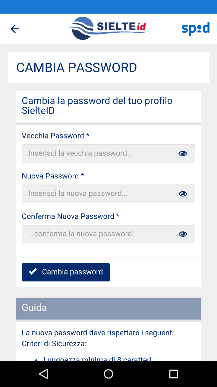 MySielteID Screenshot5