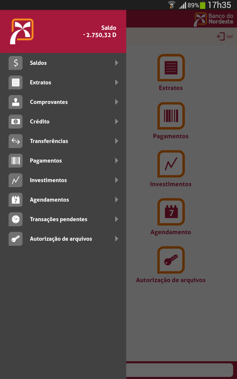 Banco do Nordeste Mobile Screenshot6