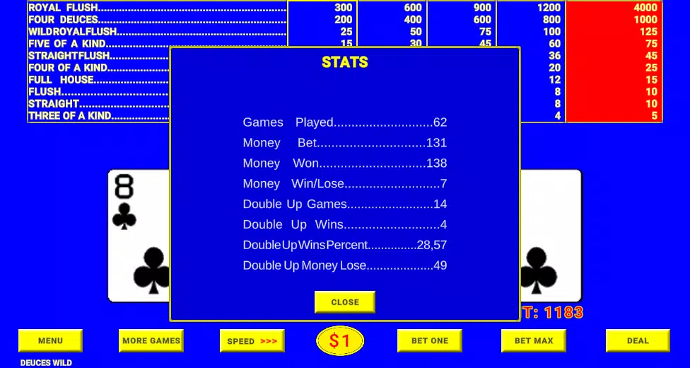 Video Poker Multi Hand Classic Screenshot5