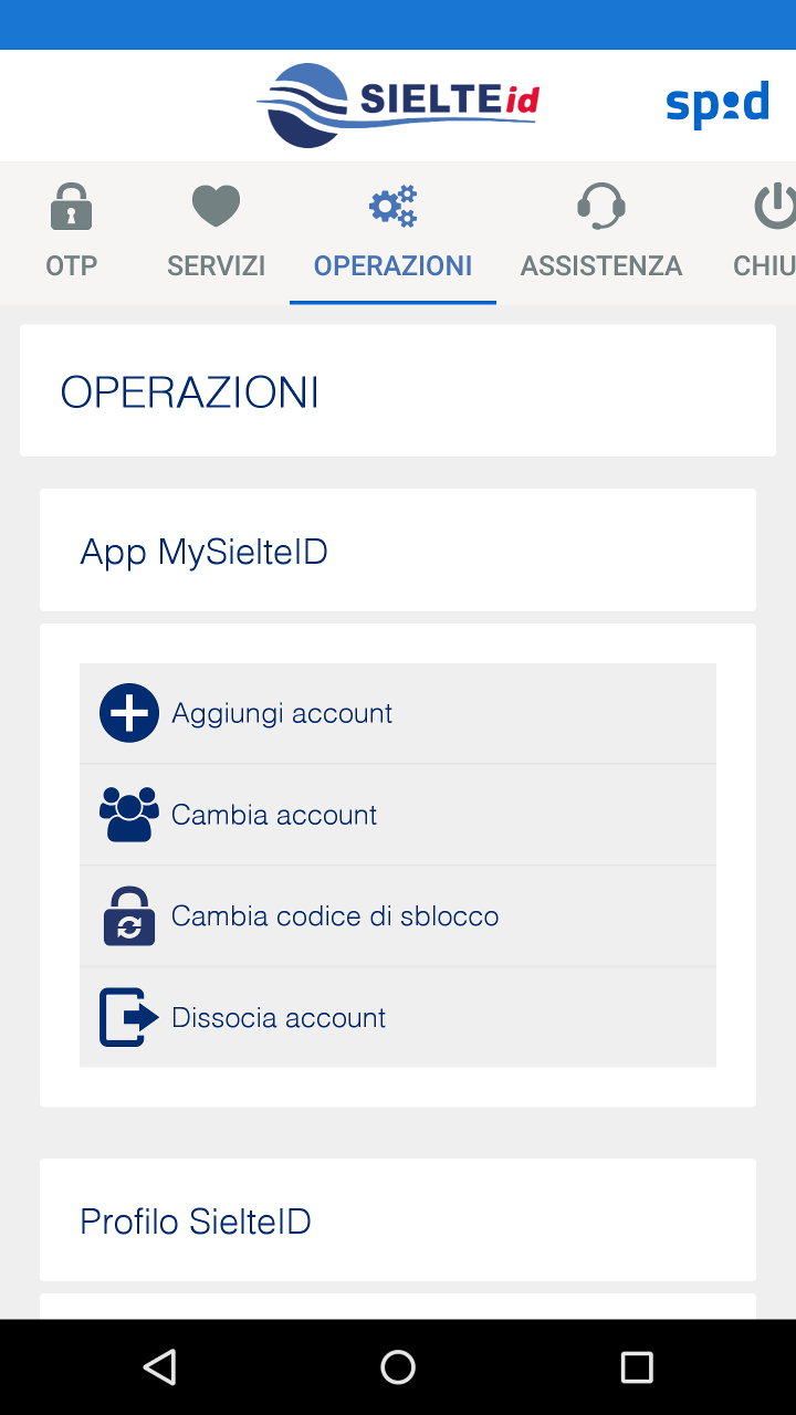 MySielteID Screenshot2