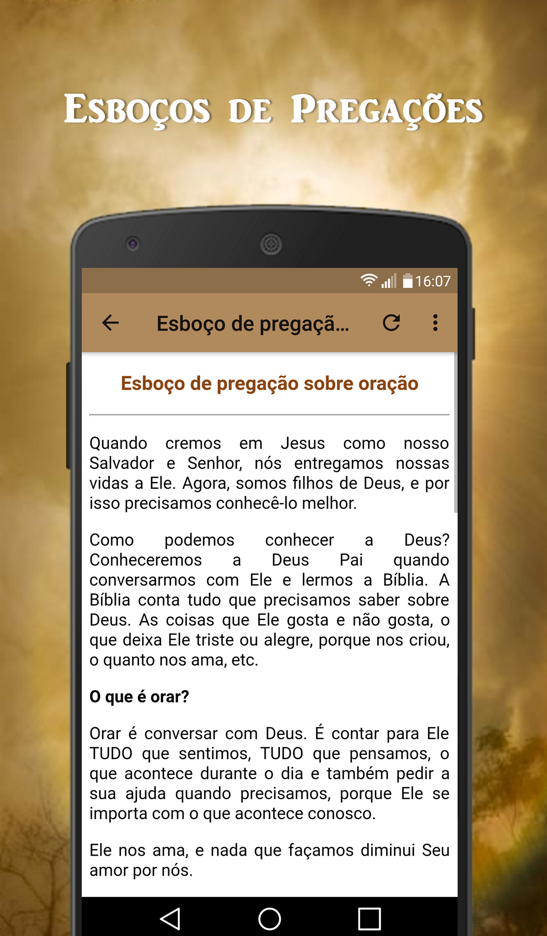 Esboços de Pregações Screenshot2