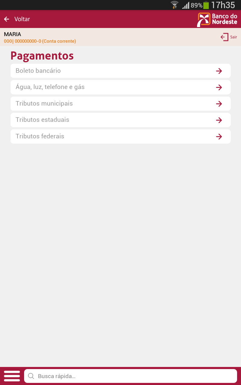 Banco do Nordeste Mobile Screenshot9