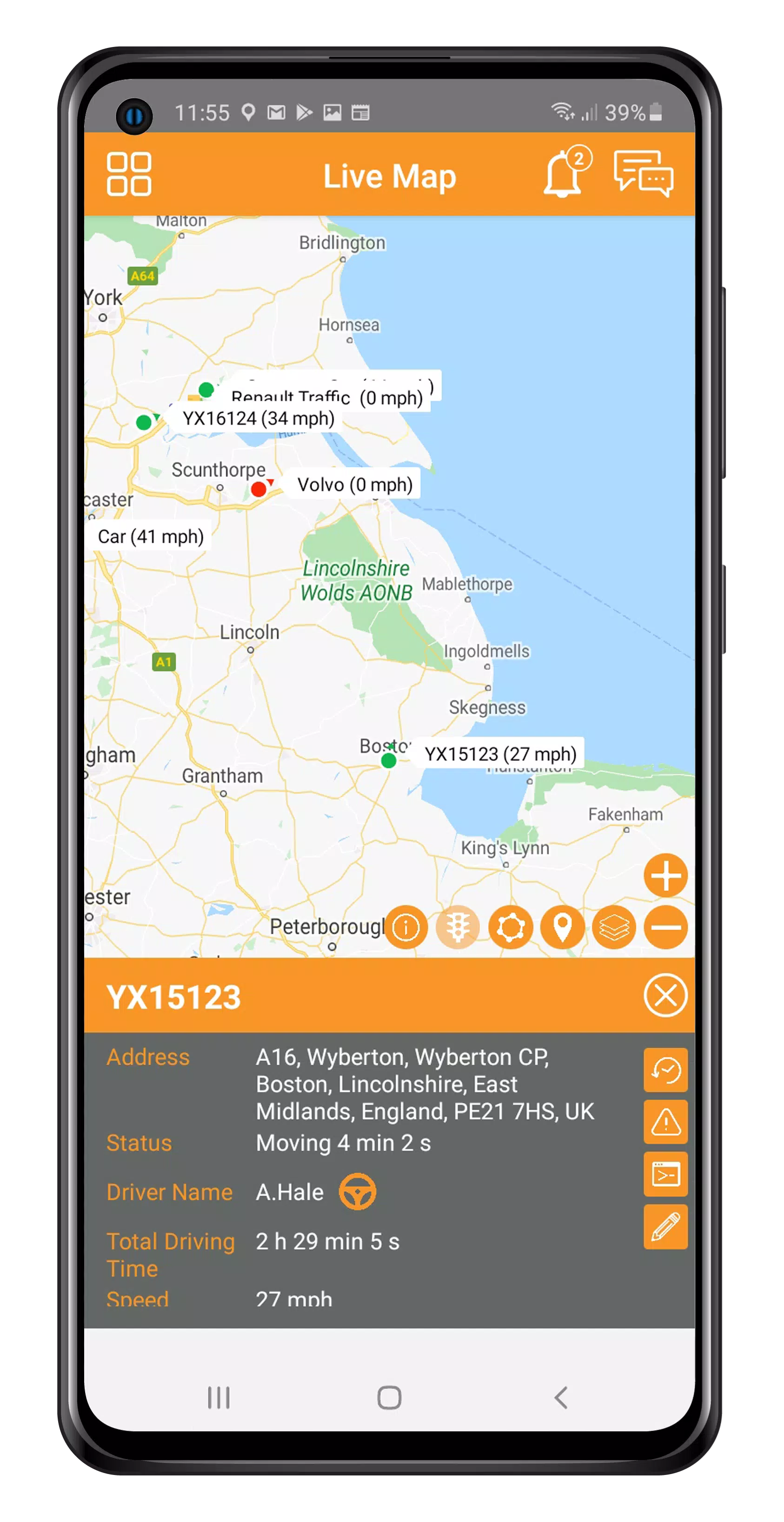 Live Tracking Manager Screenshot1