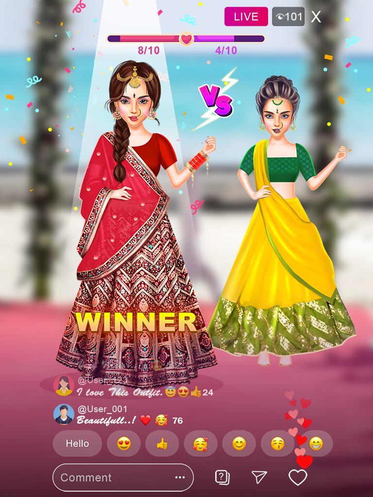 Indian Wedding Dress-up Screenshot10