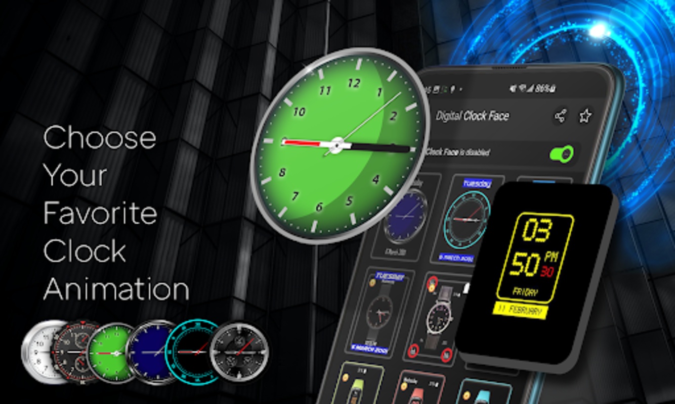 Lock Screen Clock Widget Screenshot3