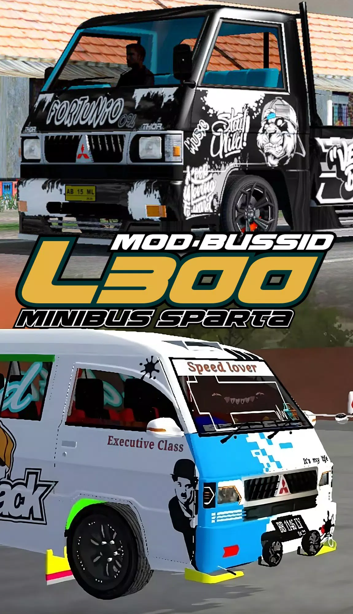 Mod Bussid L300 Minibus Sparta Screenshot1