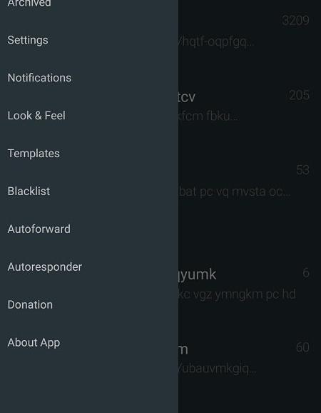 YAATA SMS Screenshot2