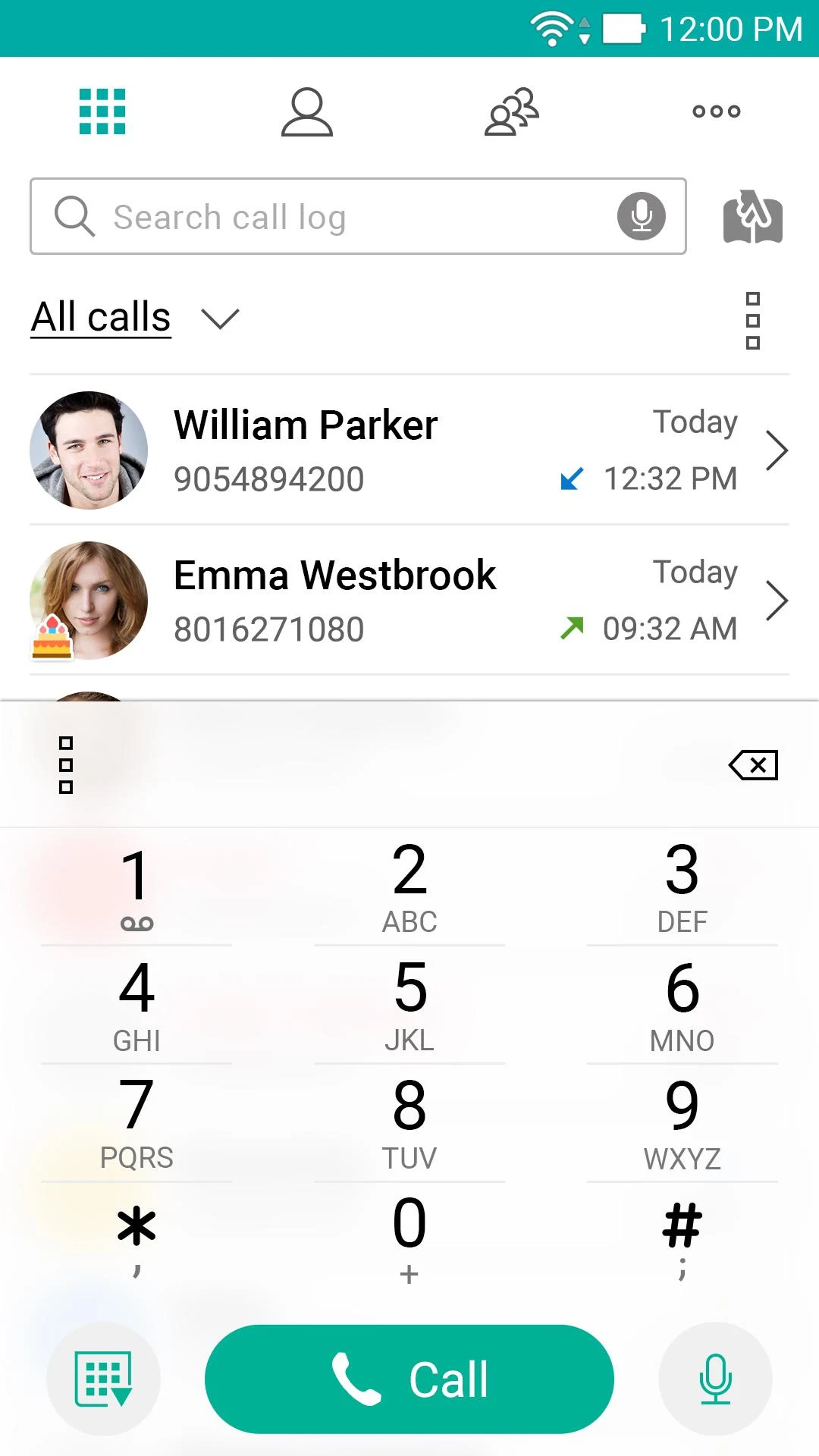 ZenUI Dialer & Contacts Screenshot3