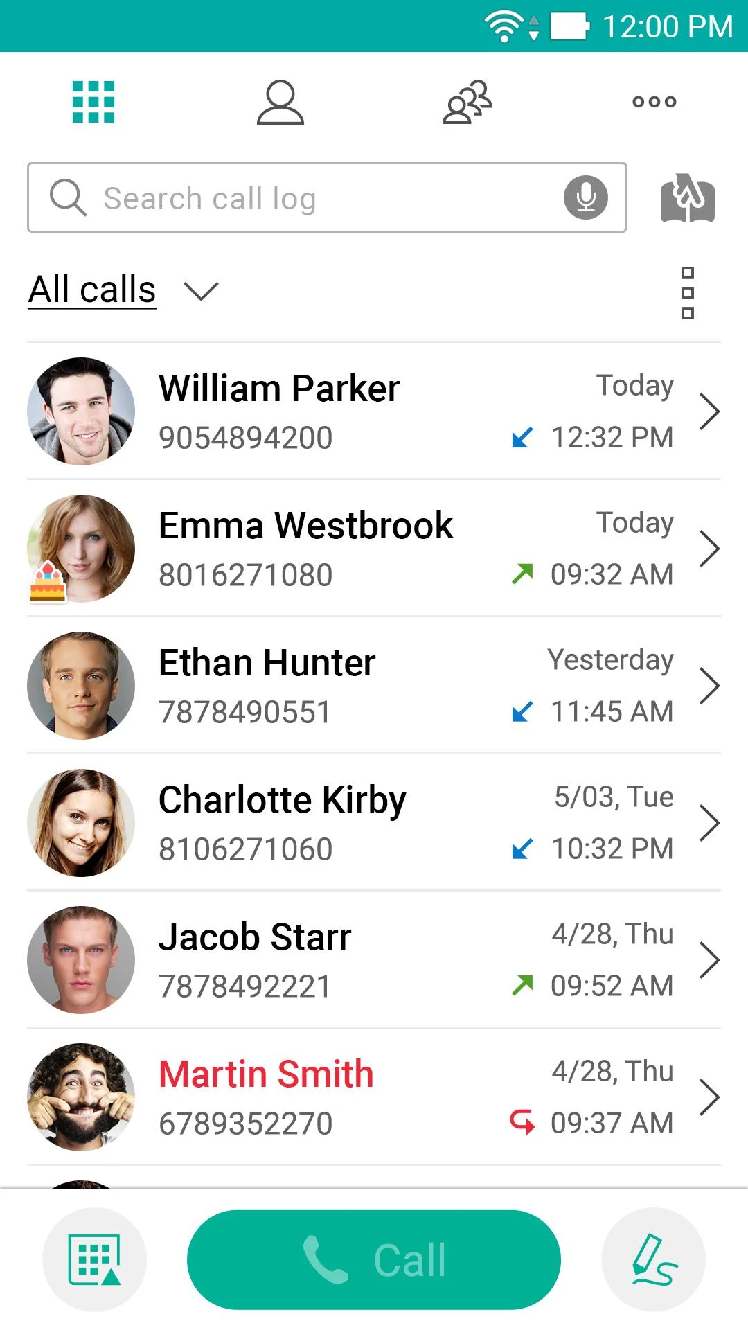 ZenUI Dialer & Contacts Screenshot4