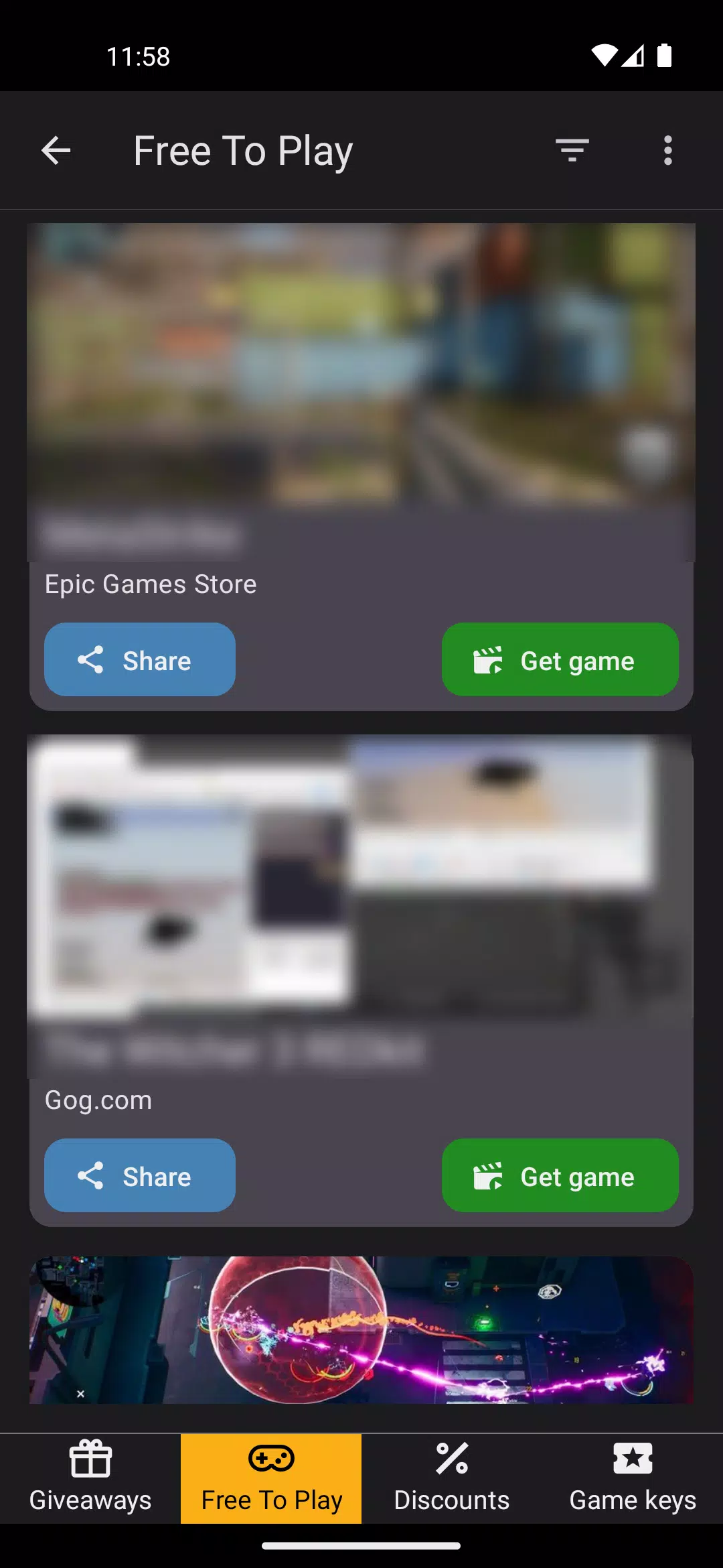 Freebie Game Deals Radar Screenshot3