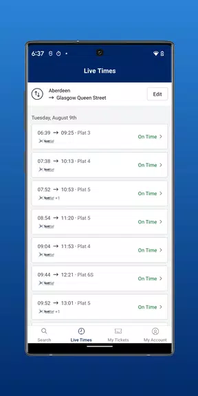 ScotRail Train Times & Tickets Screenshot4