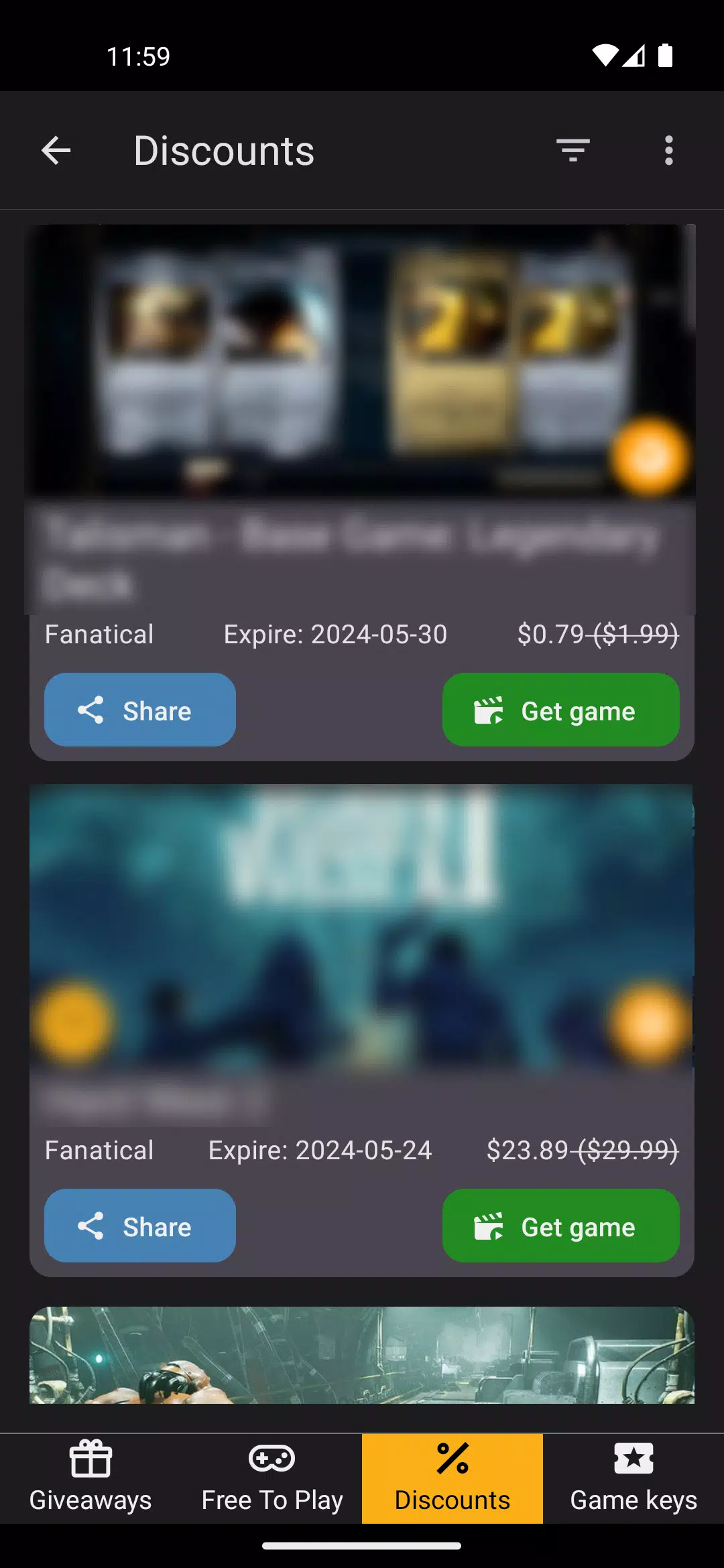 Freebie Game Deals Radar Screenshot4